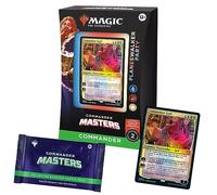 Magic The gathering commander Masters commander Deck - Planeswalker Party (100-card Deck 2-card collector Booster Sample Pack + Accessories)