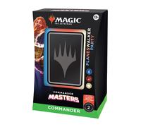 Magic The gathering commander Masters commander Deck - Planeswalker Party (100-card Deck 2-card collector Booster Sample Pack + Accessories)