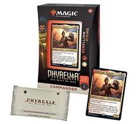 Magic The Gathering D11450000 Phyrexia: All Will Be One Commander Deck - Rebellion Rising and Collector Booster Sample Pack, Red, White