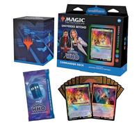 Magic The Gathering Doctor Who Commander Deck - Paradox Power (100-Card Deck, 2-Card Collector Booster Sample Pack + Accessories)
