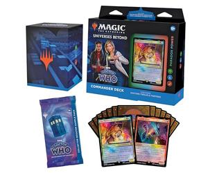 Magic: The Gathering Doctor Who Commander Deck - Paradox Power (100-Card Deck, 2-Card Collector Booster Sample Pack + Accessories)