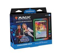 Magic: The Gathering Doctor Who Commander Deck - Paradoxon-Power (Deck of 100 Cards, Collector's Booster Sample Pack with 2 Cards + Accessories) (German Version)