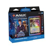 Magic: The Gathering Doctor Who Commander Deck - The Masters of Evil (Deck of 100 Cards, Collector's Booster Sample Pack with 2 Cards + Accessories) (German Version)