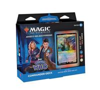 Magic The Gathering Doctor Who Commander Deck - Time Has A Knick (Deck of 100 Cards, Collector's Booster Trial Pack with 2 Cards + Accessories) (German Version)