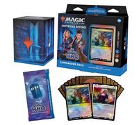 Magic: The Gathering Doctor Who Commander Deck - Timey-Wimey (100-Card Deck, 2-Card Collector Booster Sample Pack + Accessories)