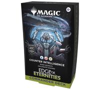 Magic: The Gathering Edge of Eternities Commander Deck - Counter Intelligence (100-Card Deck, 2-Card Collector Booster Sample Pack + Accessories)