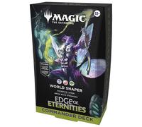 Magic: The Gathering Edge of Eternities Commander Deck - World Shaper (100-Card Deck, 2-Card Collector Booster Sample Pack + Accessories)