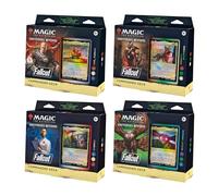 MAGIC THE GATHERING: FALLOUT COMMANDER Deck BUNDLE - Includes All 4 Decks (1 Hail Caesar, 1 Scrappy Survivors, 1 Science!, and 1 Mutant Menace)