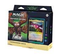 Magic: The Gathering Fallout Commander Deck - Mutant Menace (100-Card Deck, 2-Card Collector Booster Sample Pack + Accessories)