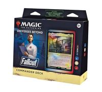Magic: The Gathering Fallout Commander Deck - Science! (100-Card Deck, 2-Card Collector Booster Sample Pack + Accessories)