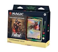 Magic: The Gathering Fallout Commander Deck - Scrappy Survivors (100-Card Deck, 2-Card Collector Booster Sample Pack + Accessories)