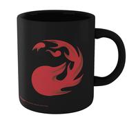 Magic: The Gathering Fire Mana Symbol Mug - Black | Size: 300ml Magic: The Gathering Black 300ml