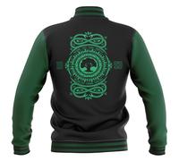 Magic: The Gathering Forest Roundel Varsity Jacket - Black/Green - XXL