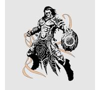 Magic The Gathering Gideon Character Art Women's T-Shirt - Grey - L