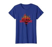Magic: The Gathering Happy Birthday Plus One Mana T-Shirt, Women, Royal Blue, Medium