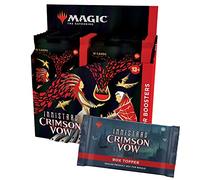 Magic: The Gathering Innistrad: Crimson Vow Collector Booster Box, 12 Packs & Dracula Box Topper