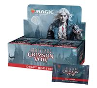 Magic: The Gathering Innistrad Crimson Vow Draft Booster Box - 36 Boosters + Dra