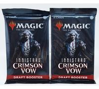 Magic The Gathering - Innistrad Crimson Vow Draft Booster Pack x 2 New