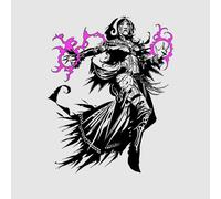 Magic The Gathering Liliana Character Art Women's T-Shirt - Grey - L