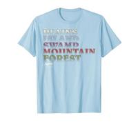 Magic: The Gathering Location Text Stack T-Shirt, Men, Baby Blue, Large
