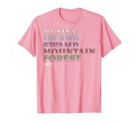 Magic: The Gathering Location Text Stack T-Shirt, Men, Pink, Medium