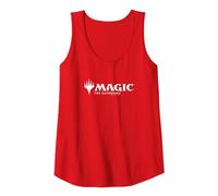 Magic: The Gathering- Magic Modern Logo Tank Top, Women, Red, Small
