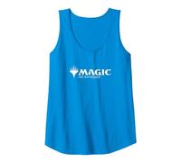 Magic: The Gathering- Magic Modern Logo Tank Top, Women, Sapphire Blue, Medium