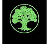 Magic The Gathering Mana Green T-Shirt - Black - S