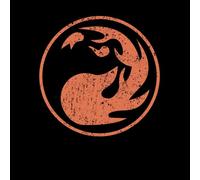 Magic The Gathering Mana Red Women's T-Shirt - Black - XXL