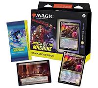 Magic: The Gathering March of the Machine Commander Deck - Growing Threat (Collector Booster Sample Pack & Accessories)