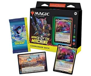 Magic: The Gathering March of the Machine Commander Deck - Tinker Time (Collector Booster Sample Pack & Accessories)