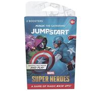 Magic: The Gathering | Marvel Super Heroes Jumpstart Booster 2-Pack | 2-Player Card Game