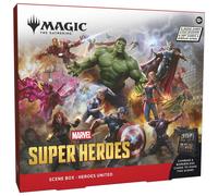 Magic: The Gathering Marvel Super Heroes Scene Box Heroes United Foil Set