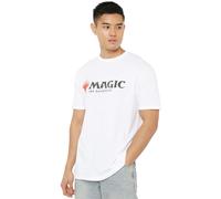 Magic The Gathering Men's Logo T-Shirt White | Size: Large Magic The Gathering White L