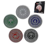 Magic: The Gathering Metal Coaster Set - Set of 5 Printed MTG Drink Coasters - Official Merchandise for Fans, Players & Collectors