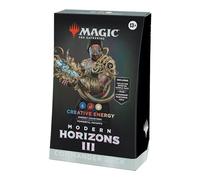 Magic: The Gathering Modern Horizons 3 Commander Deck - Creative Energy (100-Card Deck, 2-Card Collector Booster Sample Pack + Accessories) (English Version)