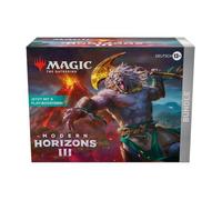 Magic: The Gathering Modern Horizons 3 Pack - 9 Game Boosters, 30 Country Cards + Exclusive Accessories (German Version)