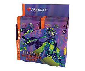 Magic The Gathering,Multicolor,C89540000 Innistrad Midnight Hunt Collector Booster Display of 12 Booster Packs