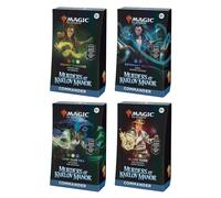 Magic The Gathering Murders at Karlov Manor Commander Deck Bundle - Includes All 4 Decks (Deadly Disguise, Revenant Recon, Deep Clue Sea, and Blame Game)