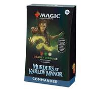 Magic: The Gathering Murders at Karlov Manor Commander Deck - Deadly Disguise (100-Card Deck, 2-Card Collector Booster Sample Pack + Accessories) (English Version)