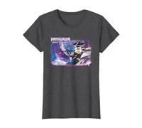 Magic The Gathering Neon Dynasty The Wandering Emperor T-Shirt, Women, Dark Heather Grey, 3X-Large