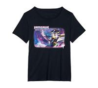 Magic The Gathering Neon Dynasty The Wandering Emperor T-Shirt, Women's Plus, Black, 2X