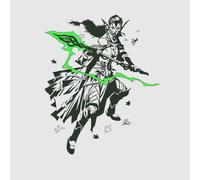 Magic The Gathering Nissa Character Art Women's T-Shirt - Grey - 4XL