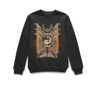 Magic The Gathering Official Phyrexian Mountain Sweatshirt - Black | Size: Large Magic The Gathering Black L