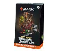 Magic: The Gathering Outlaws of Thunder Junction Commander Deck - Desert Bloom (100-Card Deck, 2-Card Collector Booster Sample Pack + Accessories) (English Version)