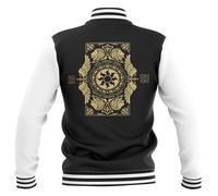 Magic: The Gathering Plains Roundel Varsity Jacket - Black/White - XXL