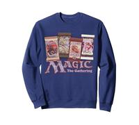 Magic: The Gathering Planeswalker Mandala Sweatshirt, Adult Unisex, Navy Blue, Large