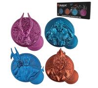 Magic: The Gathering Planeswalker Medallion Set - Limited Edition Collection of 4 Metal Medallions - Official MTG Collectible Gift for Fans, Players & Fantasy Game Collectors