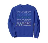 Magic: The Gathering Repeat of Retro Logo Sweatshirt, Adult Unisex, Royal Blue, Small