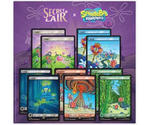 Magic the Gathering Secret Lair x SpongeBob SquarePants: Lands Under the Sea (Foil)